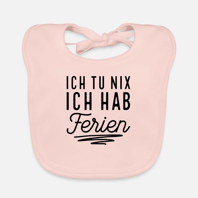 Endlich Ferien Baby Bio-Lätzchen