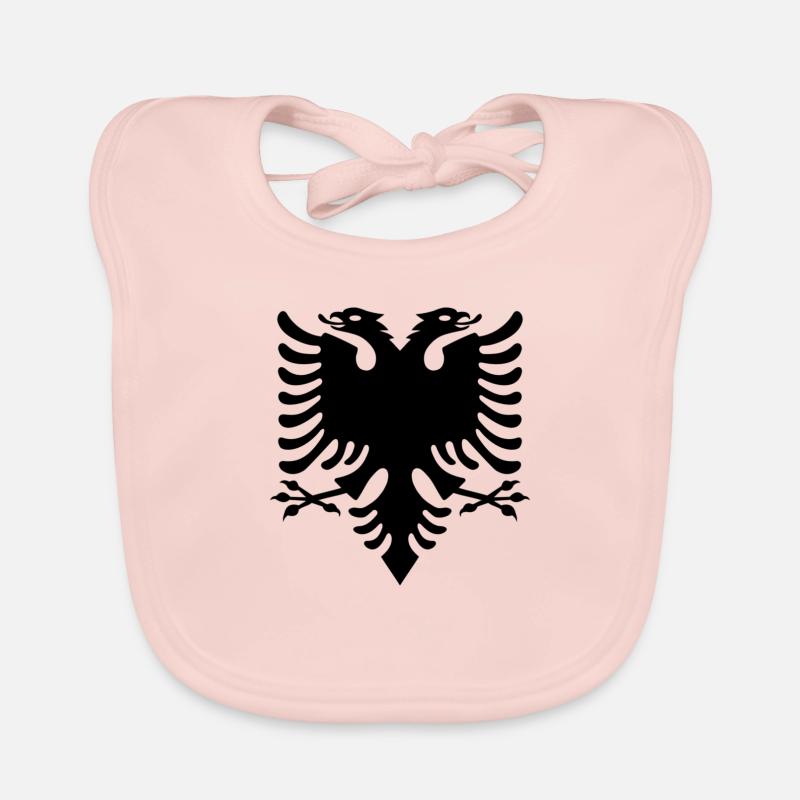 Albanian eagle Organic Baby Bibs