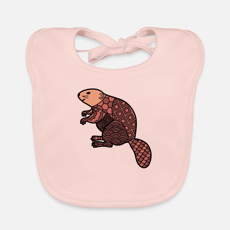 ZenDoodle "Biber" Baby Bio-Lätzchen