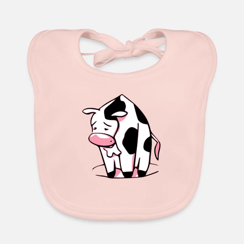 Douda la vache triste Bavoir bio Bébé