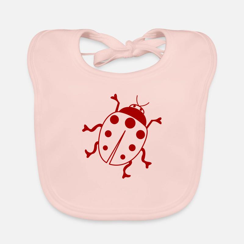 Coccinelle 1 Bavoir bio Bébé