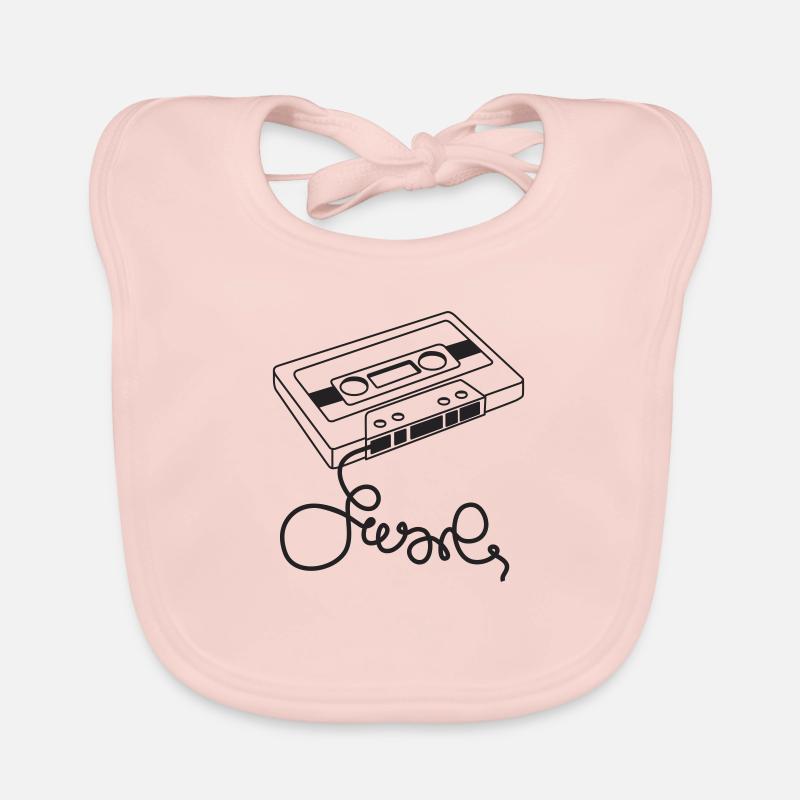 kasette - Baby Bio-Lätzchen - Rose