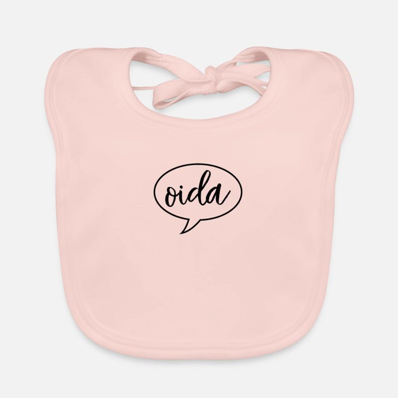 Dialecte dialecte d'Oida Autriche Bavoir bio Bébé