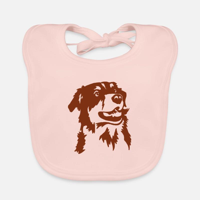 Australian Shepherd Baby Bio-Lätzchen