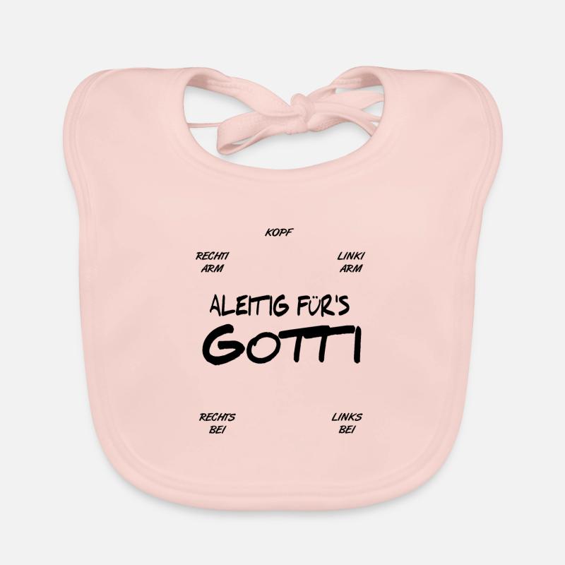 Schweizer Gotti Geburt Schwanger Geschenk Eltern Baby Bio-Lätzchen