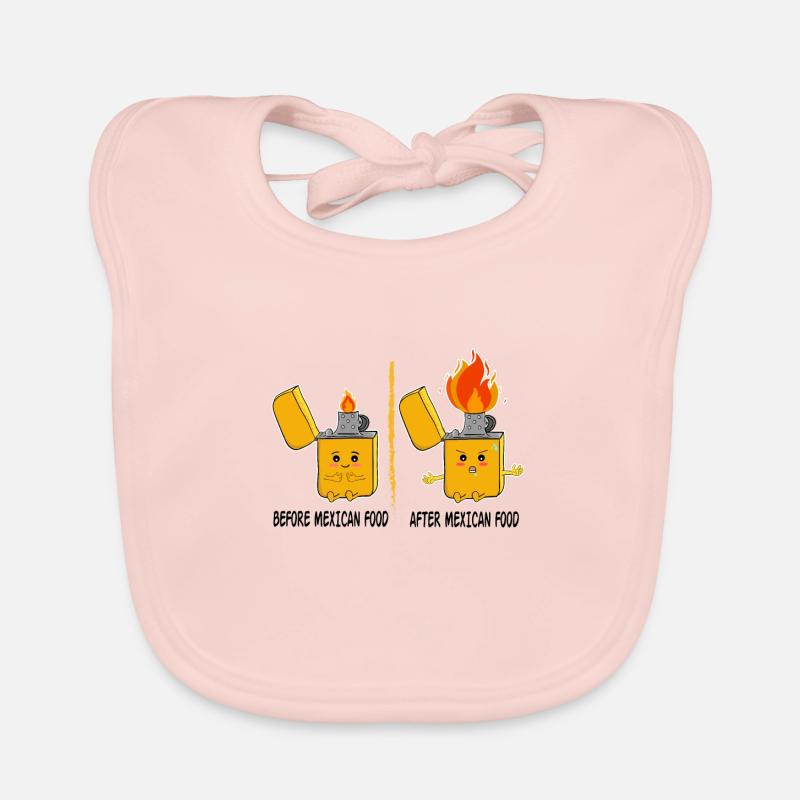 Lighter Gift Idea Mexico Sharp Food Organic Baby Bibs