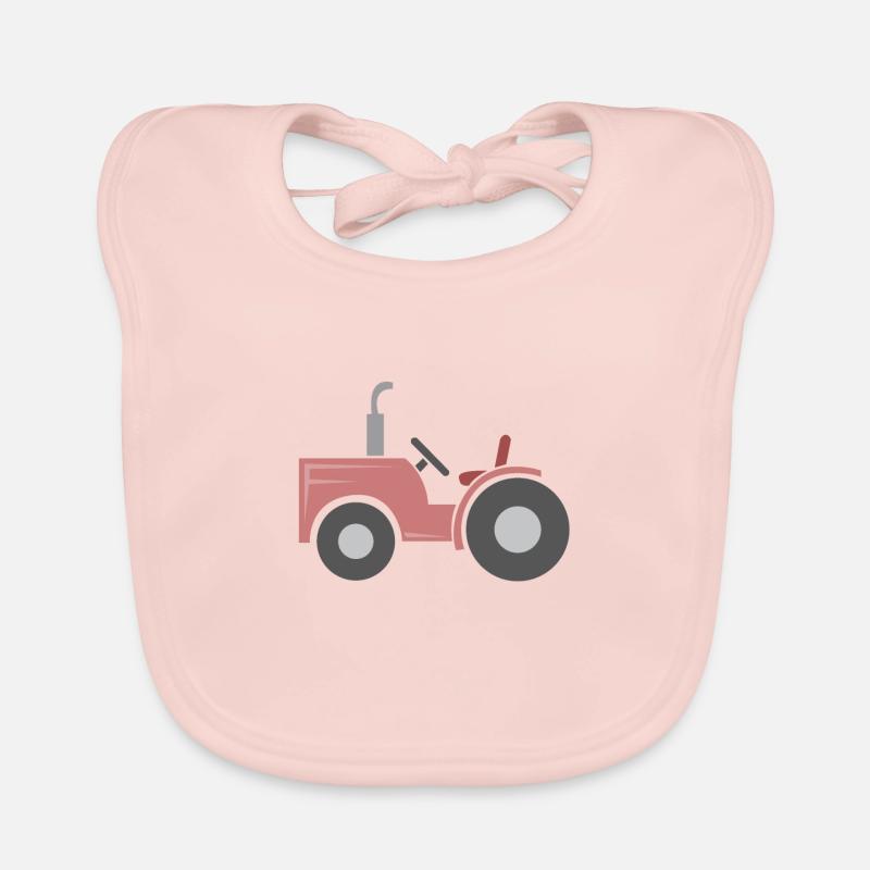 Red Tractor Organic Baby Bibs