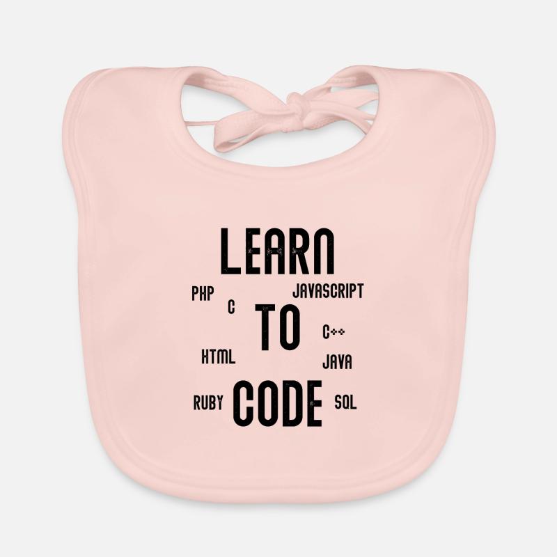 Apprendre à coder la programmation Computer Gift Scientist Bavoir bio Bébé