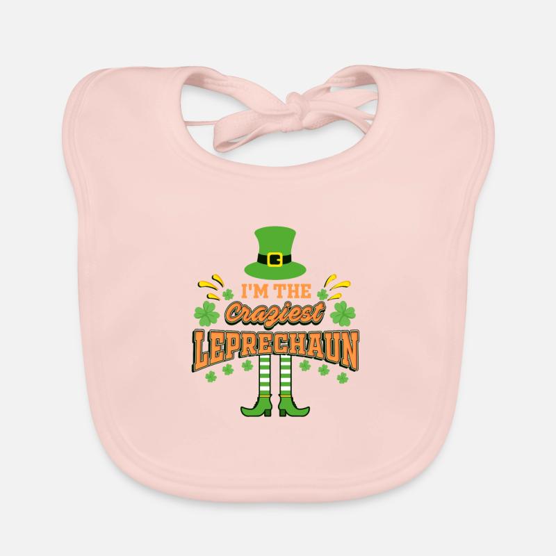 ST PATRICK - Baby Bio-Lätzchen - Rose