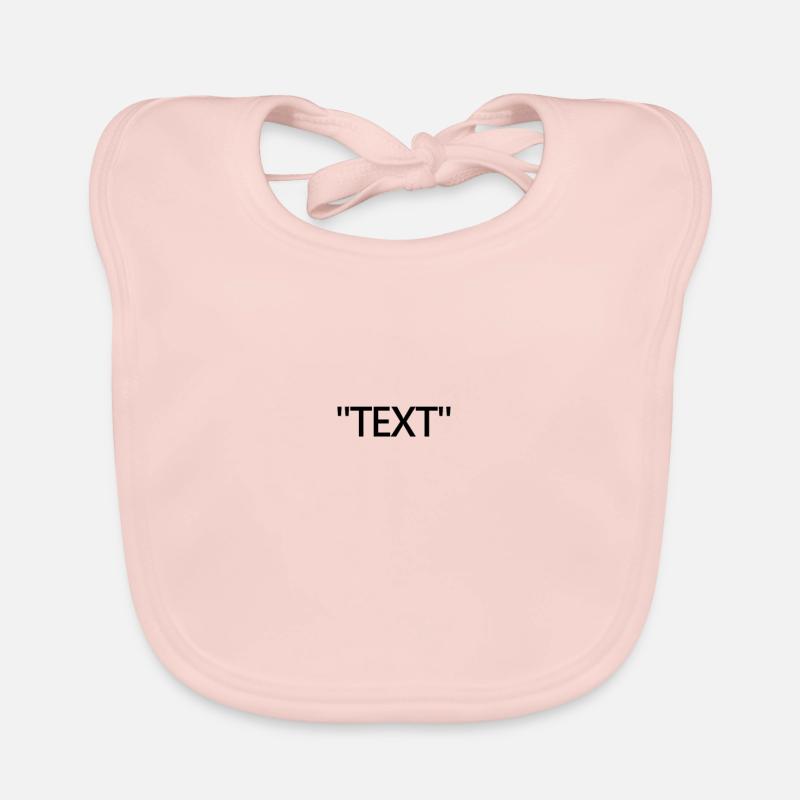 Text Baby Bio-Lätzchen