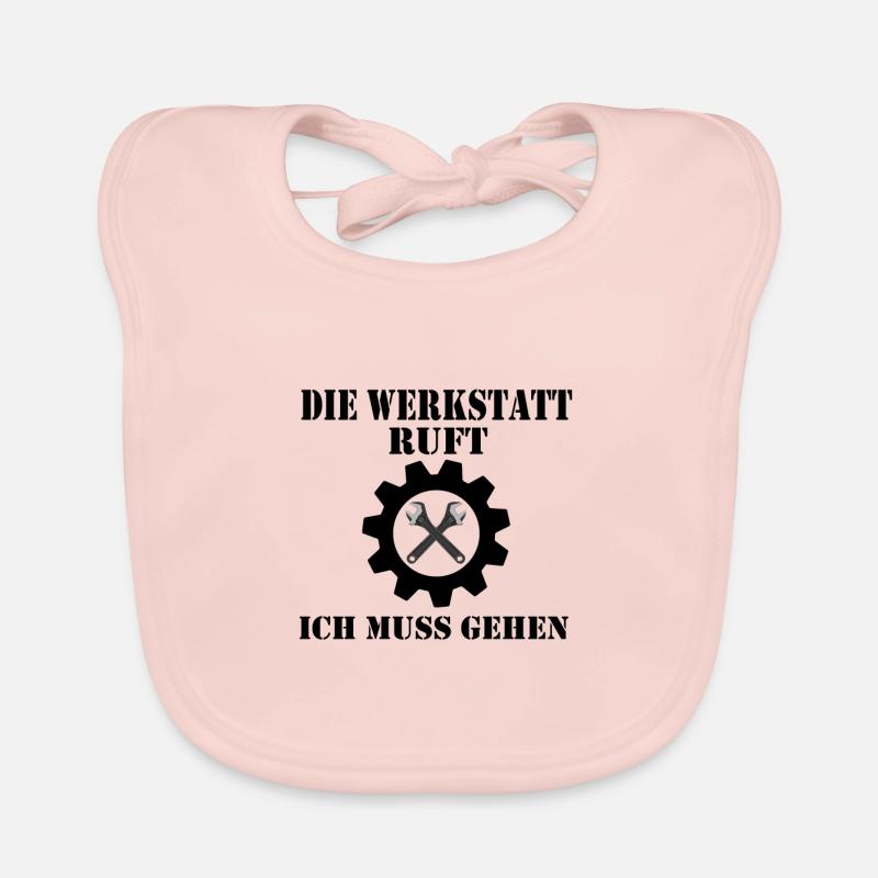 Die Werkstatt ruft Baby Bio-Lätzchen