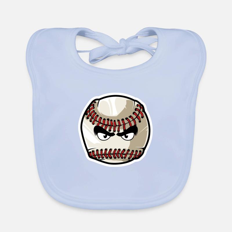 baseball Bavaglino ecologico per neonato
