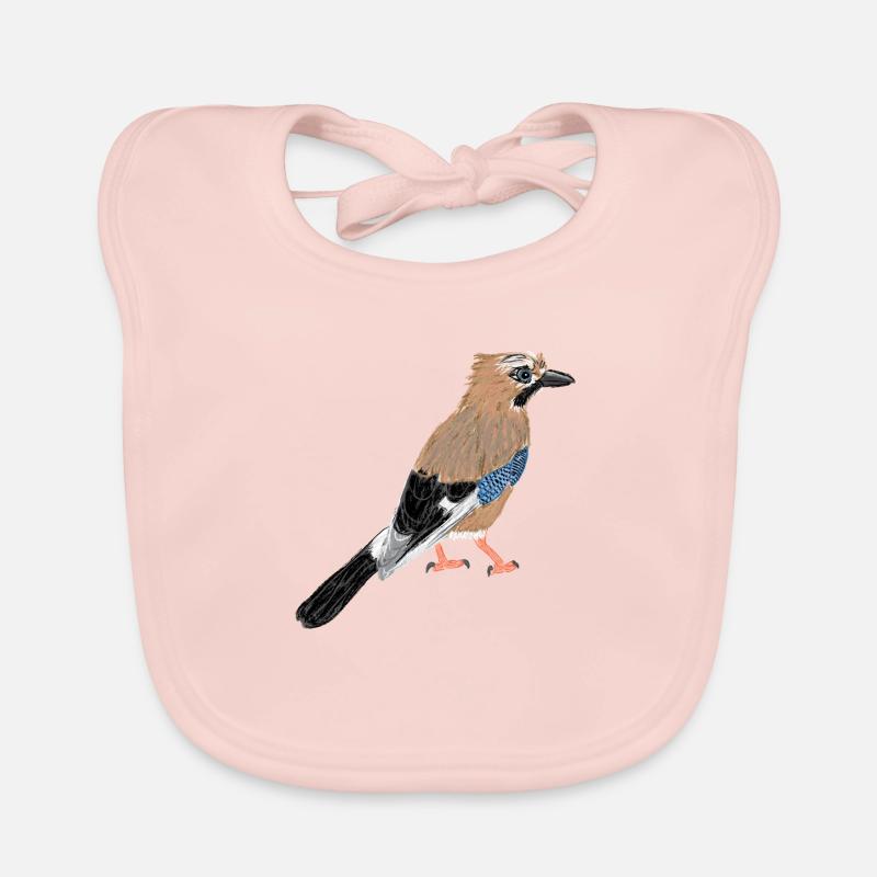 Eichelhäher / Eurasian Jay I Baby Bio-Lätzchen