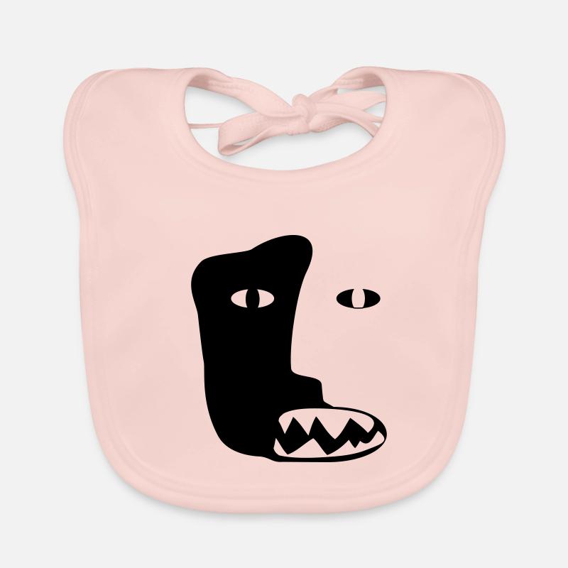 doubleface head heads double head devil phantom # Organic Baby Bibs