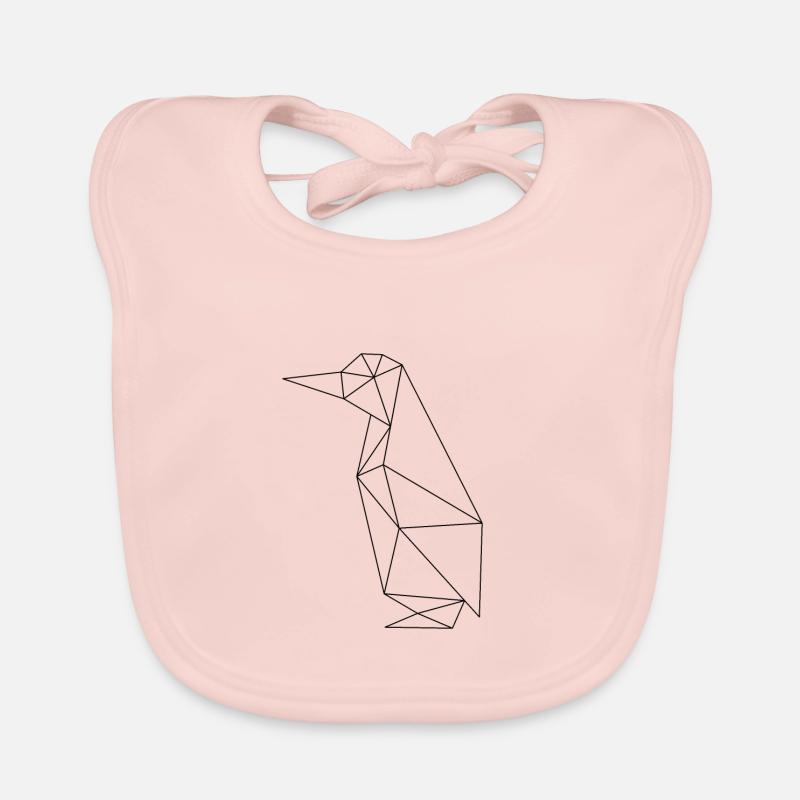Hipster Pingu Organic Baby Bibs