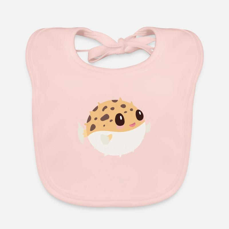 Puffer fish Organic Baby Bibs