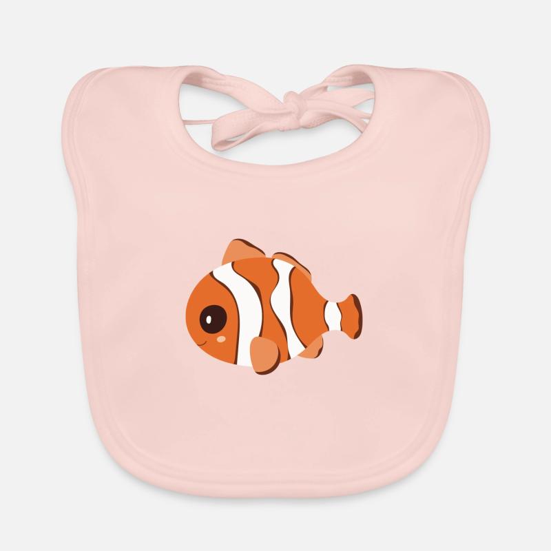 Poisson clown Bavoir bio Bébé