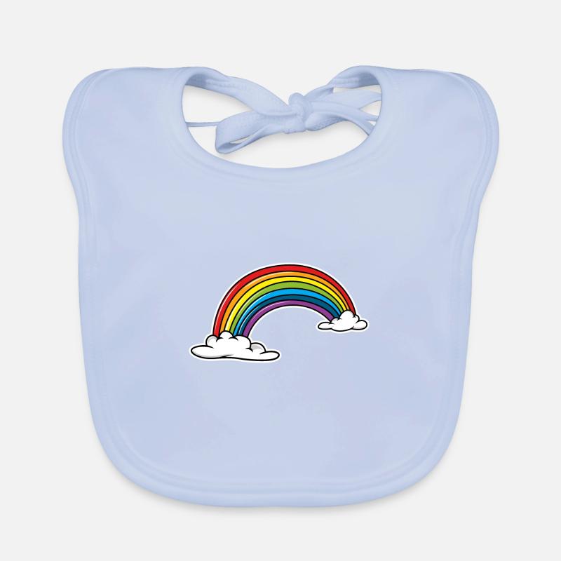 Regenbogen Baby Bio-Lätzchen
