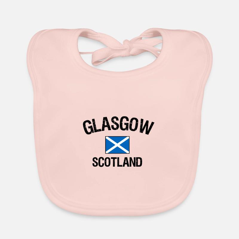 Glasgow Ecosse Bavoir bio Bébé