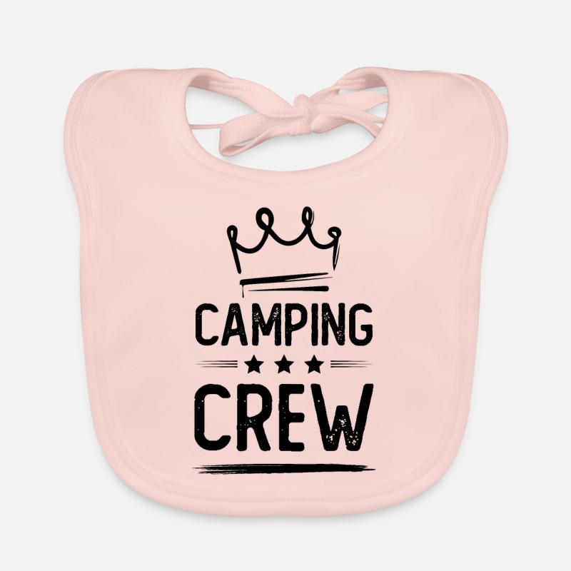 Équipe de camping Bavoir bio Bébé