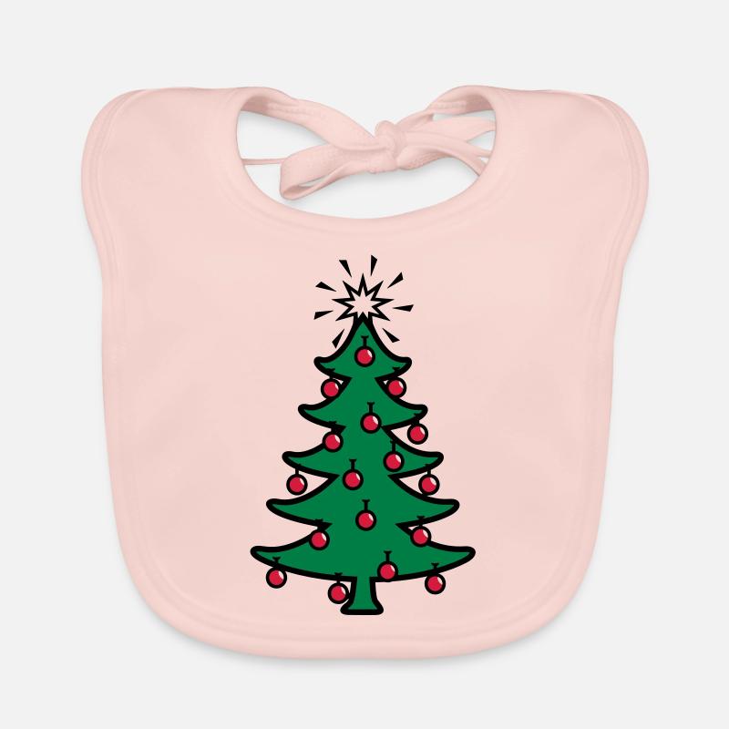 Weihnachtsbaum / xmas tree (3c) Organic Baby Bibs