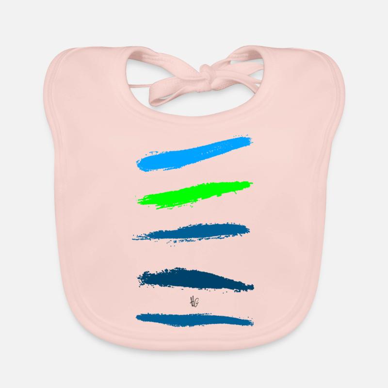 Stripes Organic Baby Bibs