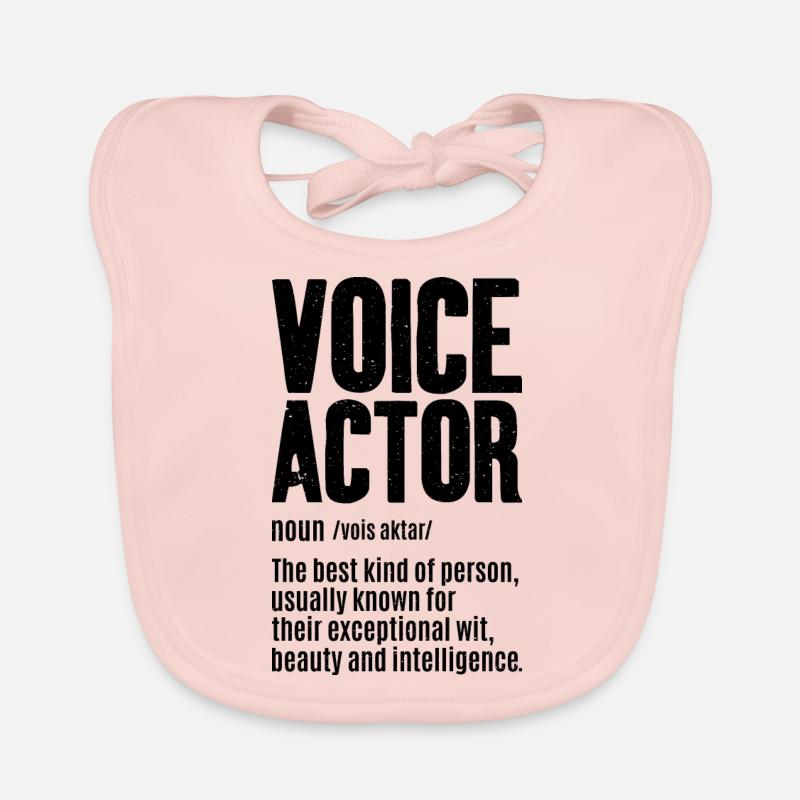 Voice actor definition Organic Baby Bibs