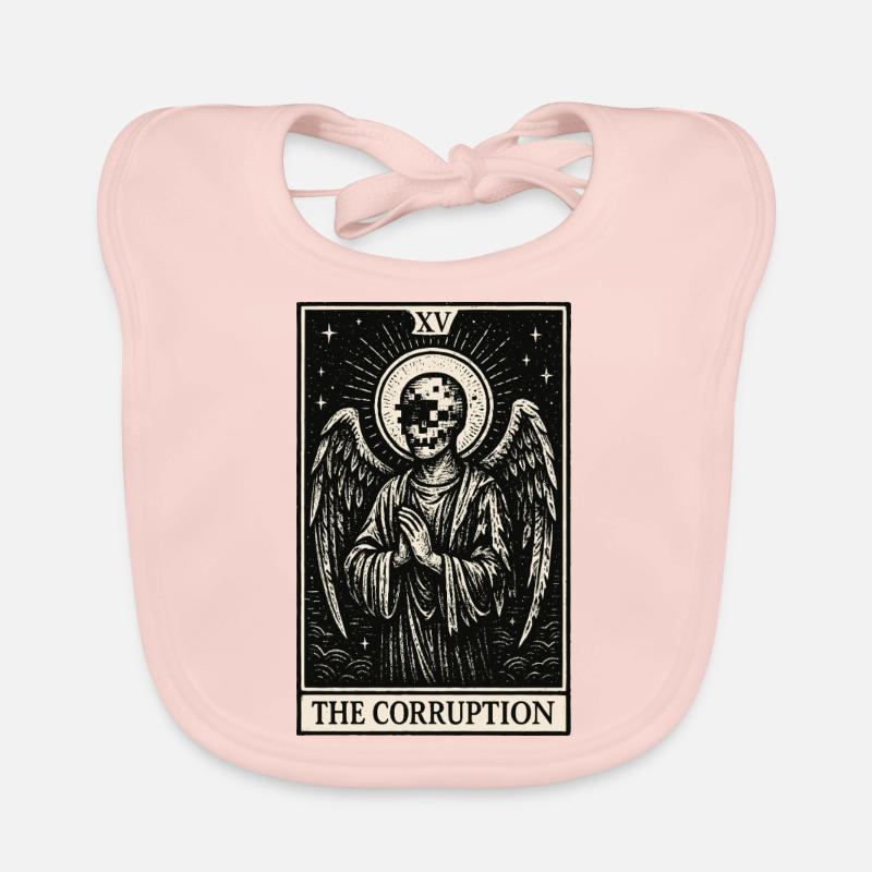 Tarot Datahoarding : L’Ange de la Corruption Bavoir bio Bébé