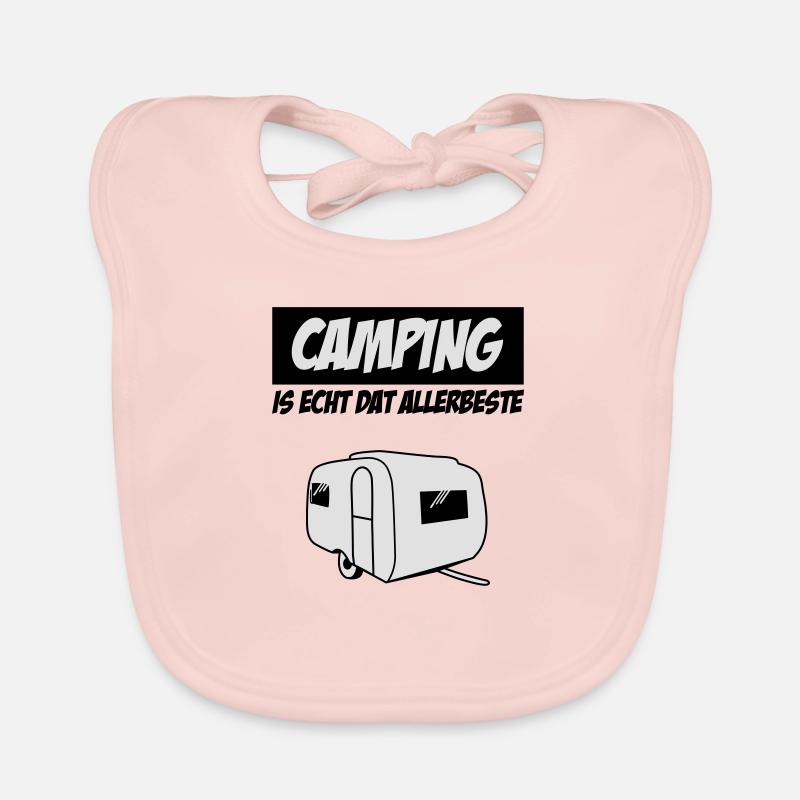 Camping Is Echt Dat Allerbeste Baby Bio-Lätzchen