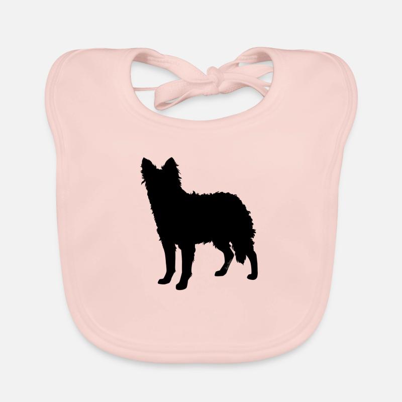 Rainbow Mudi Black Organic Baby Bibs