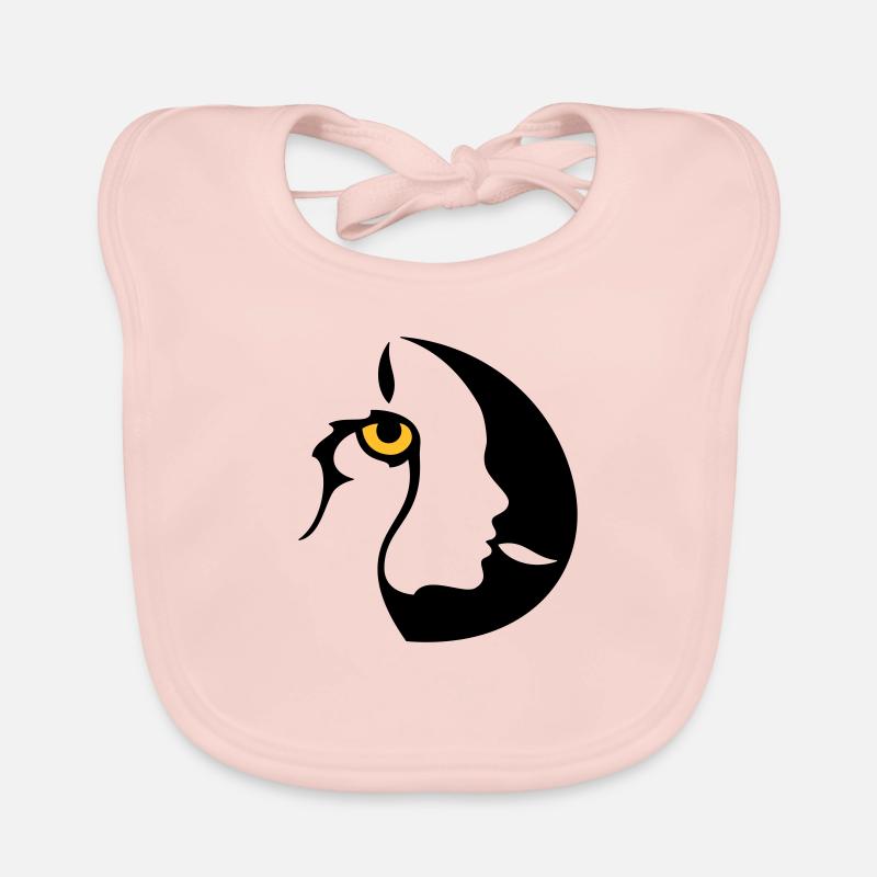 Chamane (œil droit) Bavoir bio Bébé