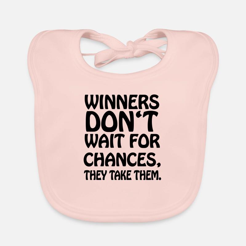 winners_dont_wait1 Baby Bio-Lätzchen