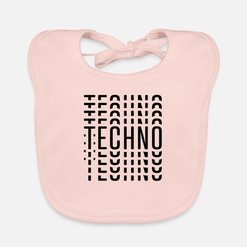 TECHNO TECHNO TECHNO Baby Bio-Lätzchen