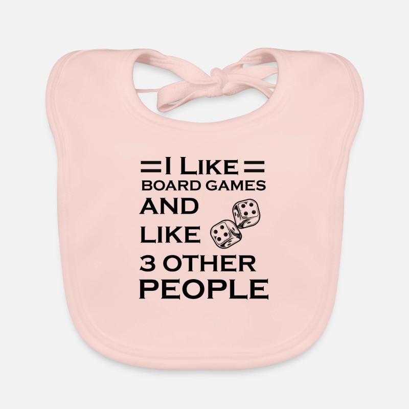 boardgame chess backgammon game night Baby Bio-Lätzchen
