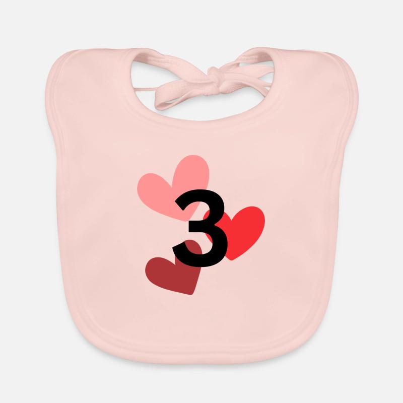 3 Organic Baby Bibs