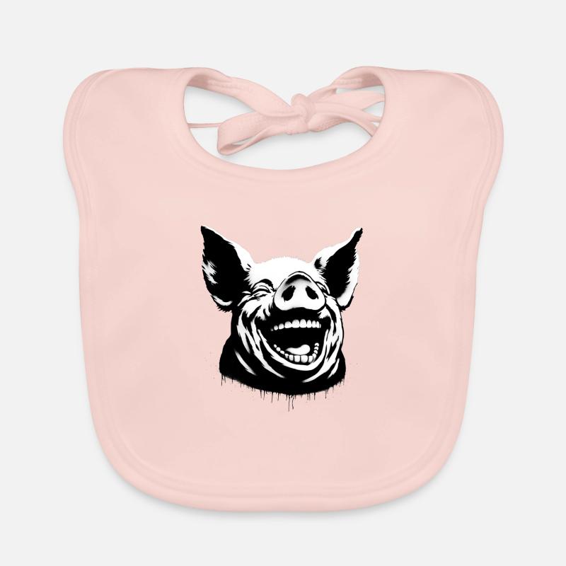 Laughing Pig Organic Baby Bibs