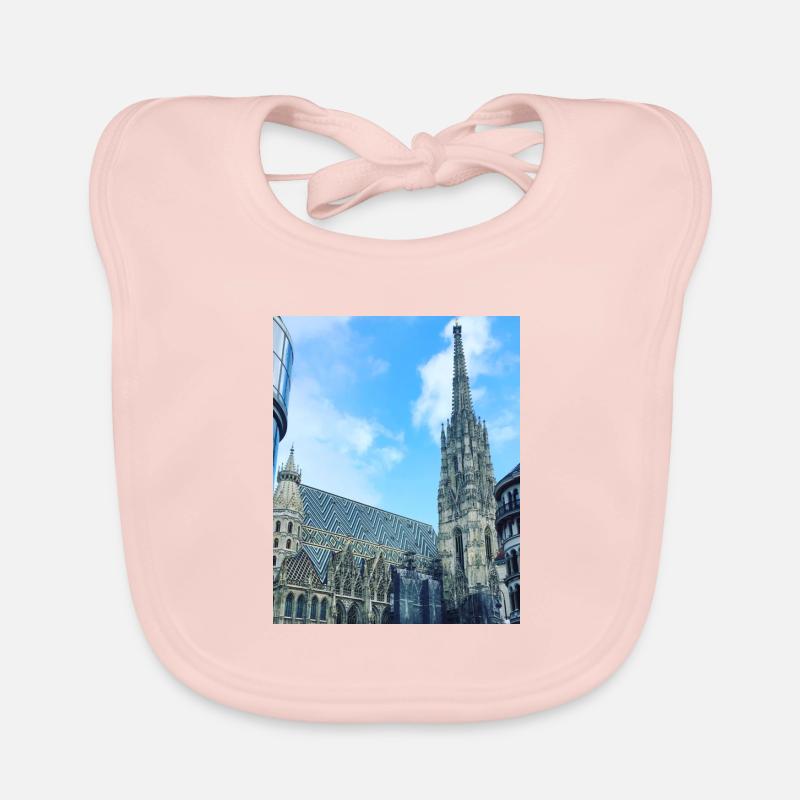 Cathédrale Saint-Étienne de Vienne Bavoir bio Bébé
