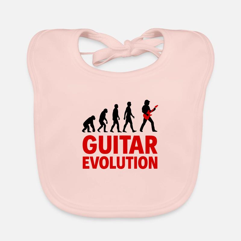 Guitar Evolution Rock Musik Baby Bio-Lätzchen