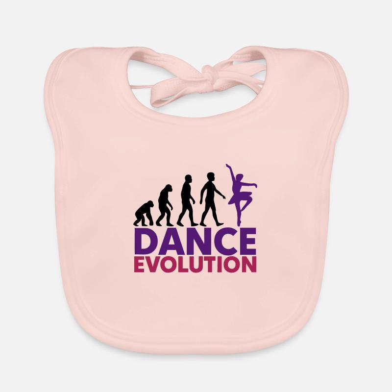 Dance Evolution Ballet Dancer Organic Baby Bibs