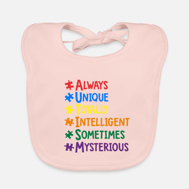 AUTISME Bavoir bio Bébé