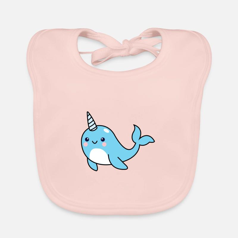 Nemo le narwal Bavoir bio Bébé