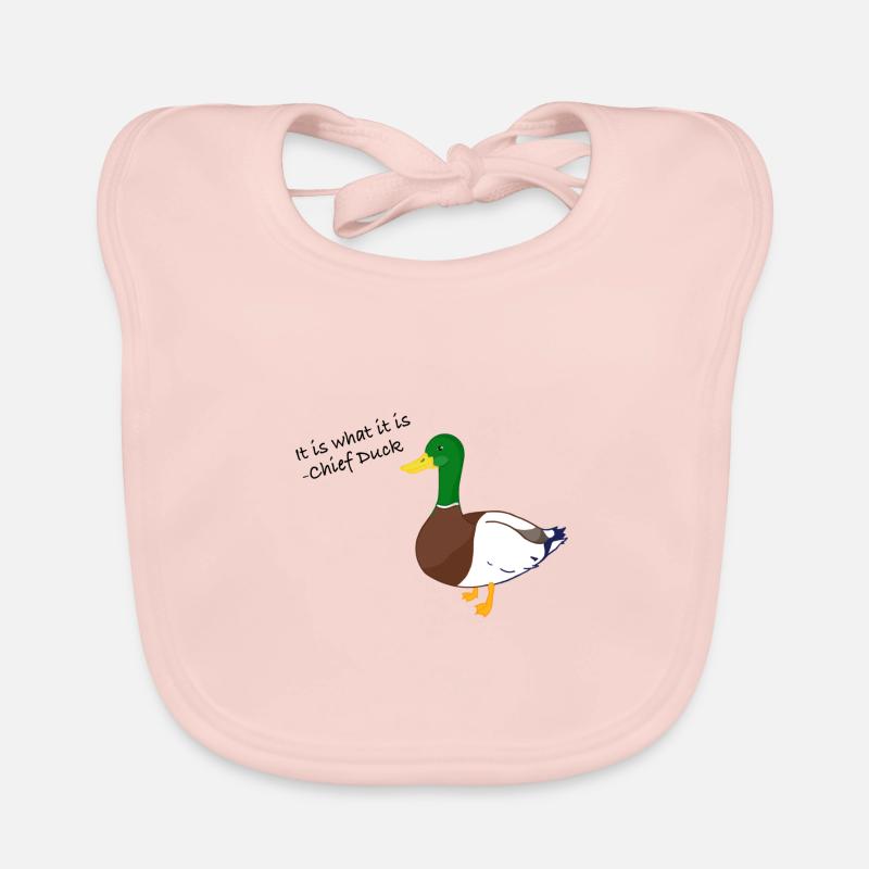 It is what it is Duck Organic Baby Bibs