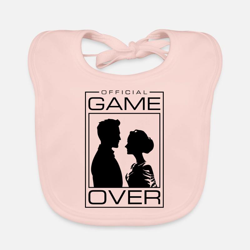 Jeu de couple de mariage sur le couple de mariage Jga Bavoir bio Bébé
