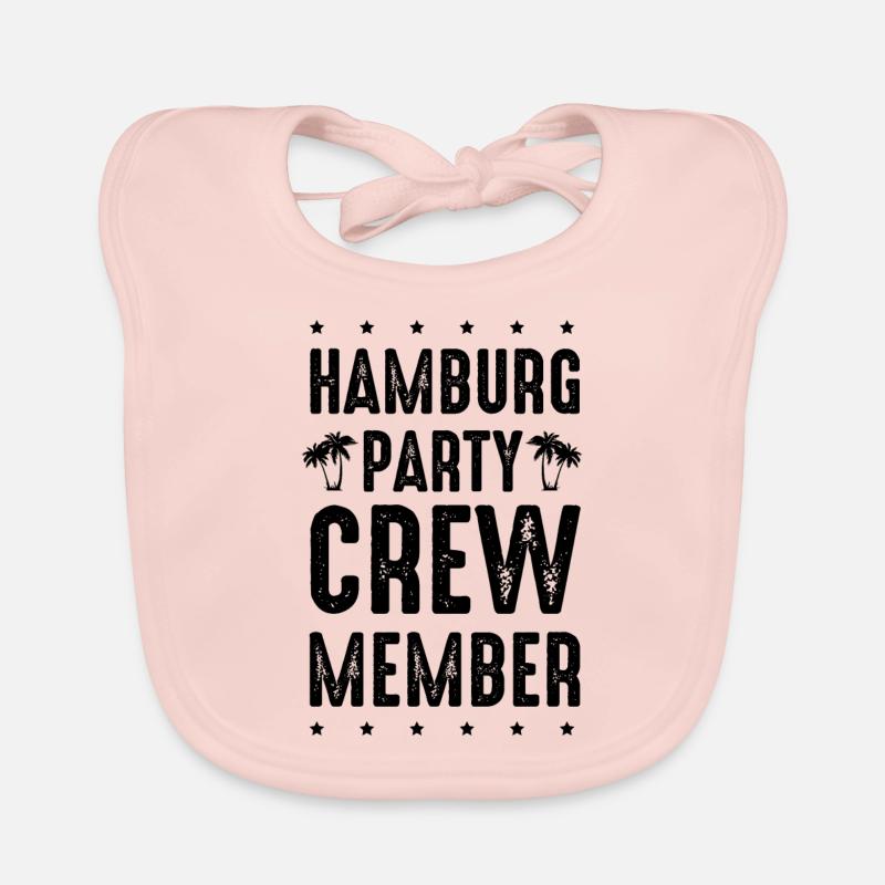 Équipe de fête de Hambourg Bavoir bio Bébé