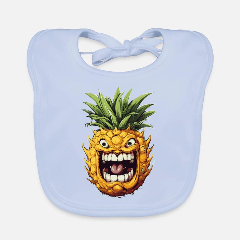 Drôle de fruit d’ananas Bavoir bio Bébé