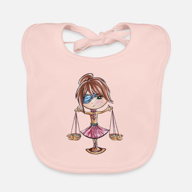 Zodiac: Libra Organic Baby Bibs