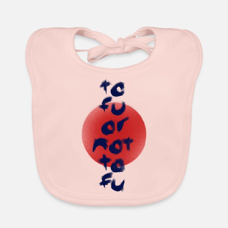 Tofu oder nicht Tofu Baby Bio-Lätzchen