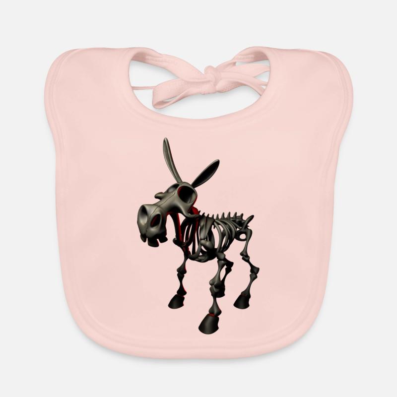 Hell's Donkey - Donkey from hell Organic Baby Bibs
