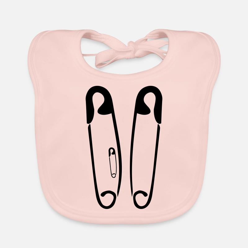 Bébé à l'intérieur - Bavoir bio Bébé - rose