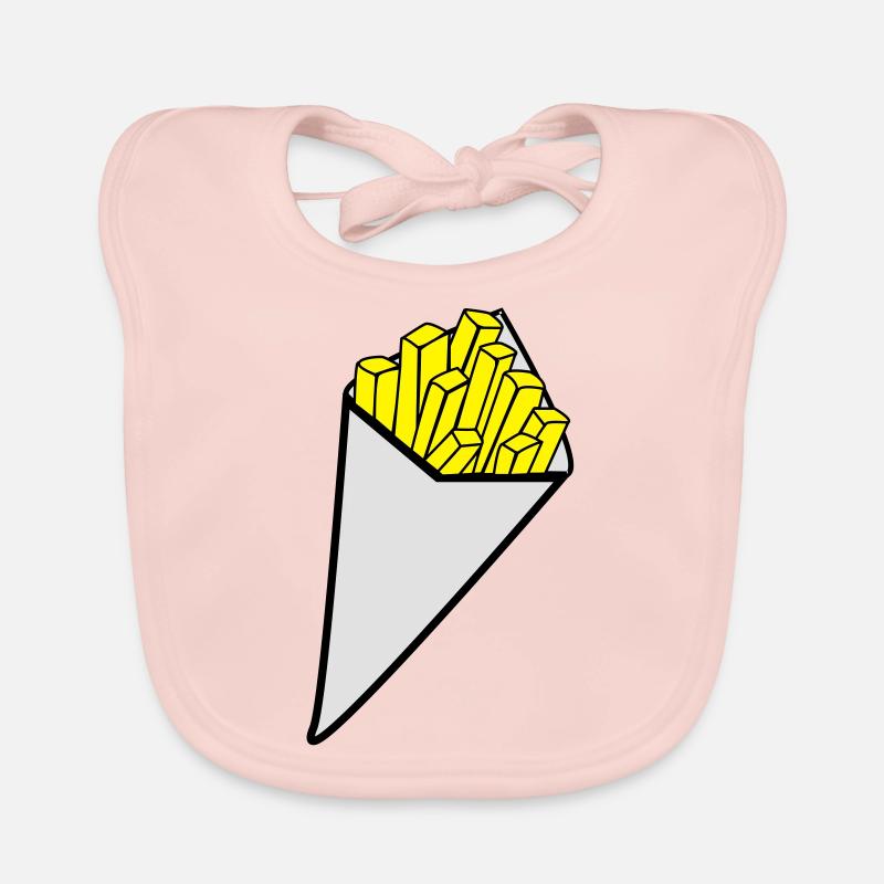 Cornet de Frites Bavoir bio Bébé